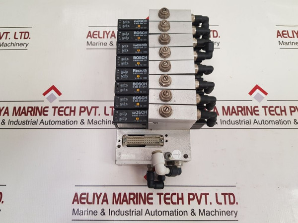 Bosch 0 820 044 251 With 0 821 707 082 Solenoid Manifold Directional Base Valve