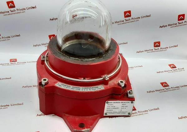 Federal Signal Xen1 2000 Series Beacon Xen1D4Mto 240Vac 0.41A