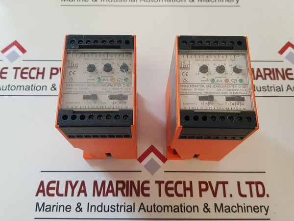 Ifm Electronic Dd0001 Speed Monitor Ac 230V