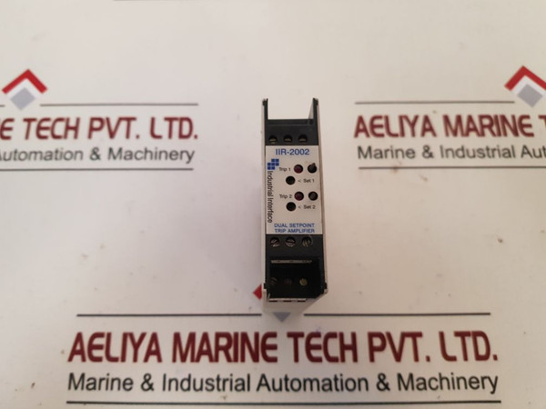 Industrial Interface Iir-2002 Dual Setpoint Trip Amplifier
