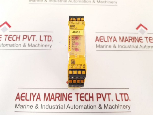 Pilz Pnoz S5 C 24Vdc 2N/O 2N/Ot Relay Module