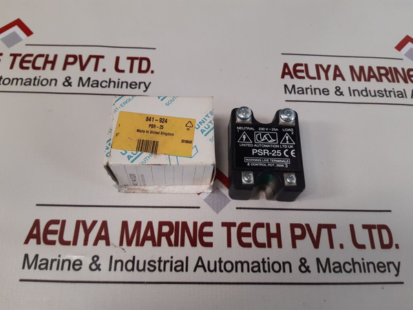 United Automation Psr-25 Thyristor Power Controller 230V Ac 25A