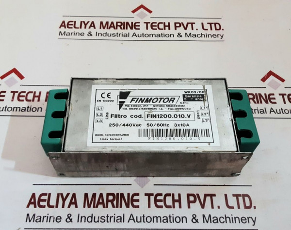 Finmotor Fin1200.010.V Line Filter