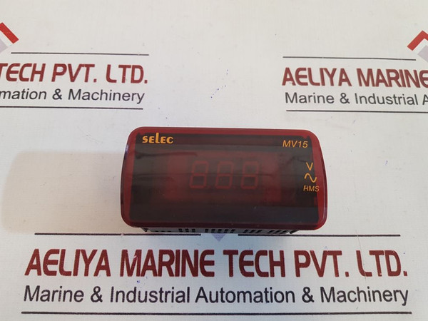 Selec Mv15-ce Digital Voltmeter