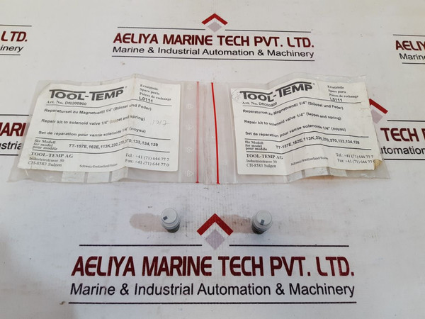 Set of 3x Tool temp df0200900 repair kit to solenoid valve 1/4