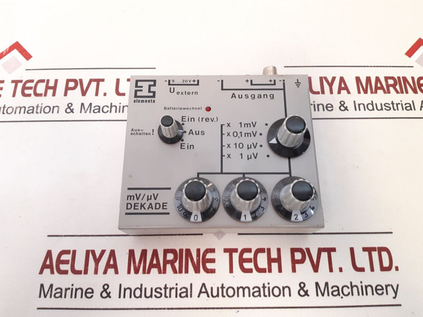 Elementa Mv/µV Dekade Ivd 1500
