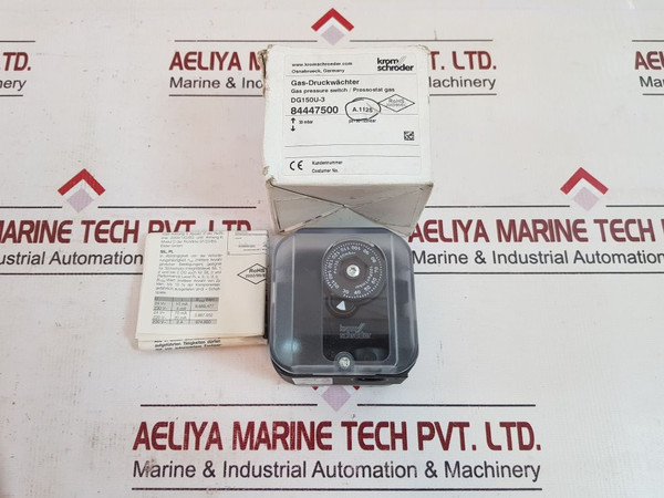Krom Schroder Dg150U-3 84447500 Gas Pressure Switch 84447500