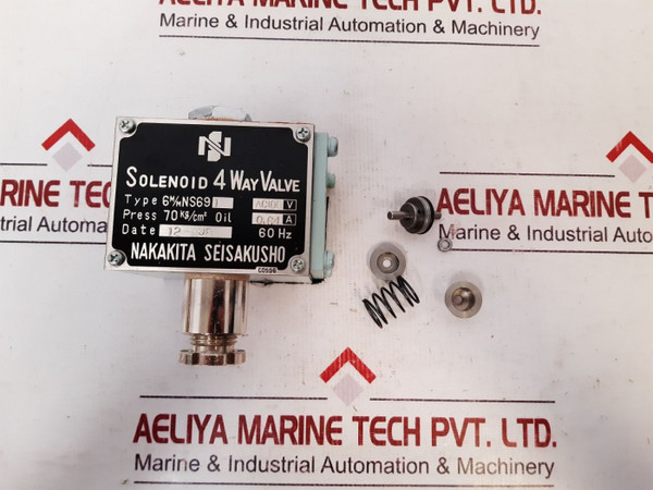 Nakakita Seisakusho 6M/M Ns691 Solenoid 4 Way Valve 0.64A