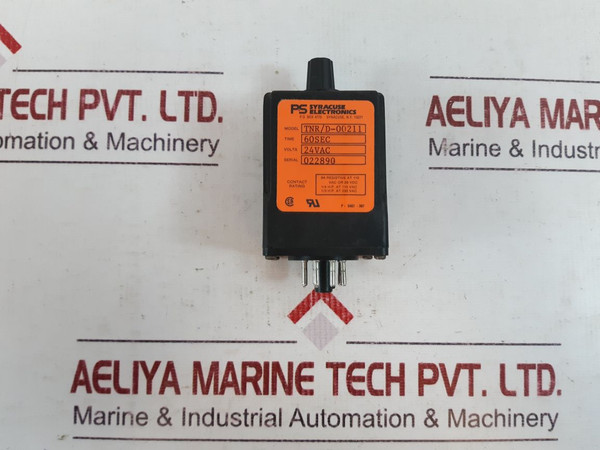 Ps Syracuse Electronics Tnr/D-00211 Time Delay Relay