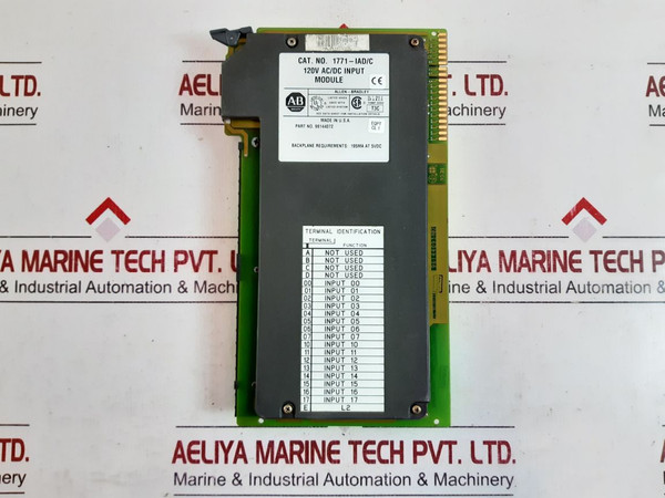 Allen-bradley 1771-iad/C 120V Ac/Dc Input Module 96144072