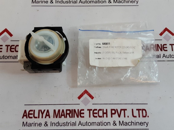 Be20B2-084 Drain Pump Motor 220-240V 60Hz