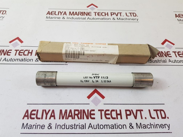 Gec Fusegear Vtf 11Kv 3A FuseÂ 12 Kv