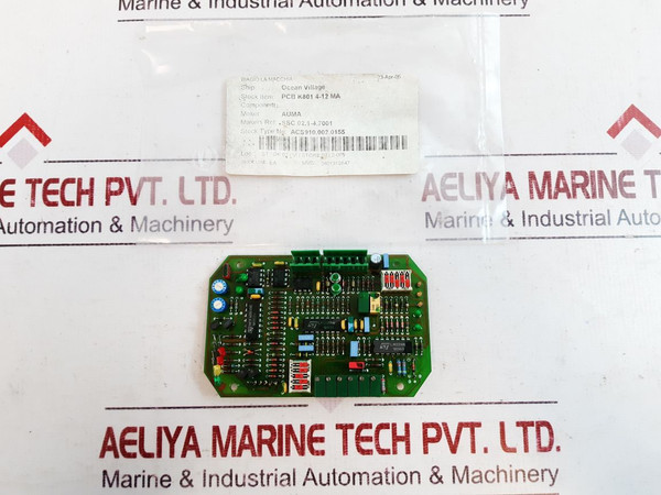 Auma K801 4-12 Ma Pcb Card Acs910.002.0155