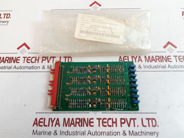 Brown Brothers 2195 0104 Pcb Assy Output Interface