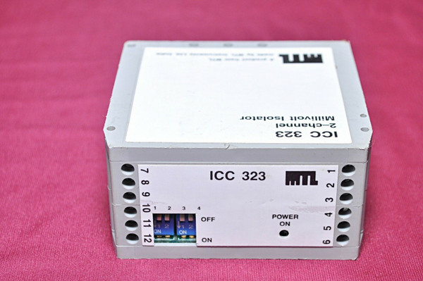 Mtl icc 323 2-channel millivolt isolator