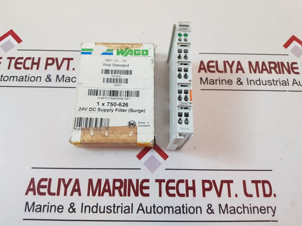 Wago 750-626 24v dc power supply filter with box