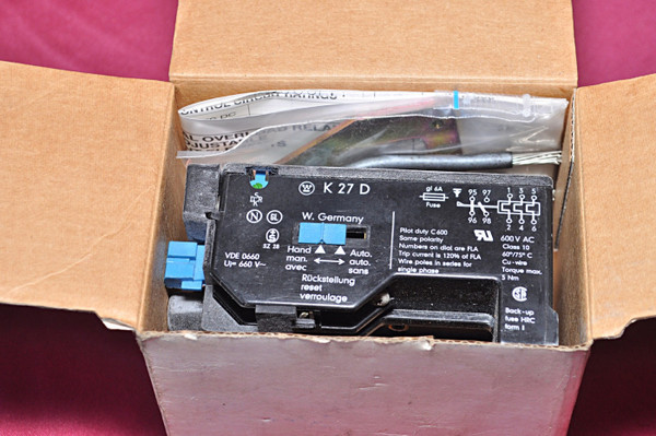 Westinghouse Thermal Overload Relay Adjustable Current Elements