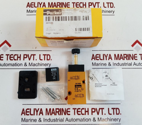 Parker 341N05 Solenoid Valve Namur W/Coil