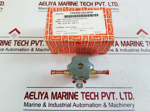 Danfoss Bml 6 S Shut-off Valve 009G0202