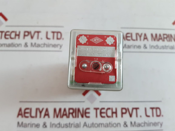 Mti Cacta-et Yoaaa Time Delay Relay 3S 125V