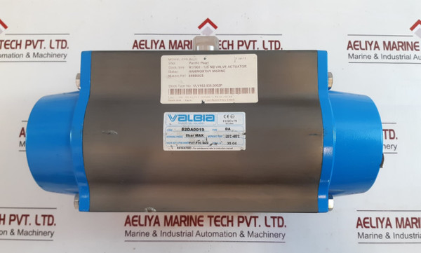 Valbia da pneumatic valve actuator 82da0019