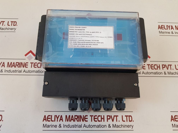 Uni-safe Sl6005 Salinometer Rev.1