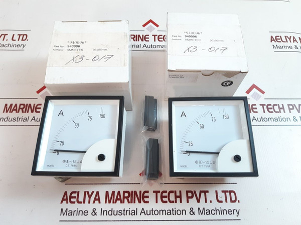 C.T 75/5A Ammeter 940096 0-75A