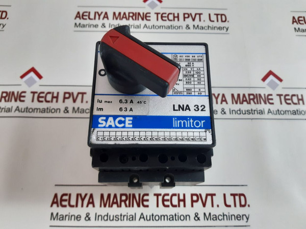 Abb Sace Lna 32 Limiter Circuit Breaker Iu Max 6,3 A 45°C Im 63 A 50-60 Hz