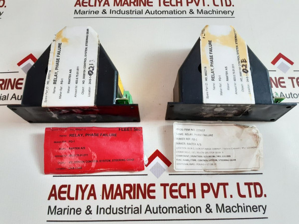 Fo-1 Phase Failure Relay Raktek A/S