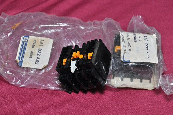 Telemecanique contact with 10A 660V & 500V, 6A 500V, A600 Q600