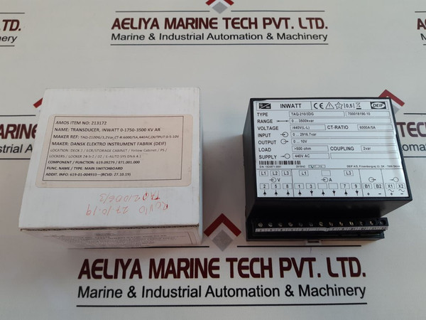 Deif taq-210/3dg inwatt transducer