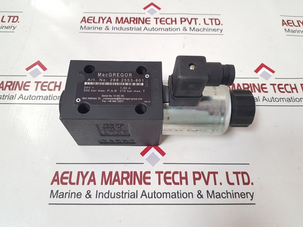 Macgregor 288 2553-801 Solenoid Valve 24V