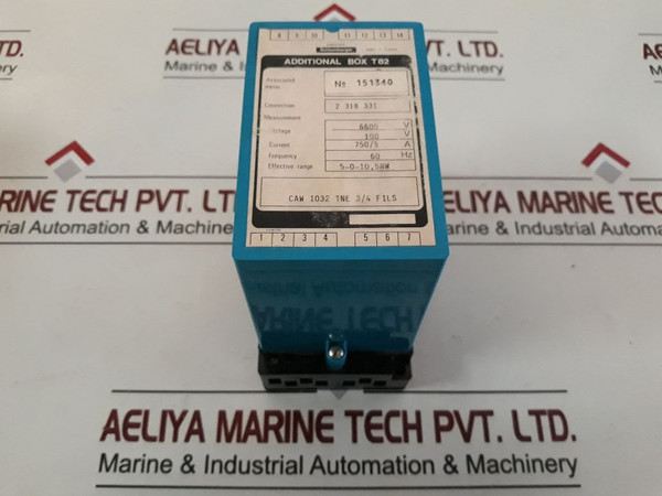 Enertec Caw I032 Tne 3/4 Files Additional Box T82 750/5A