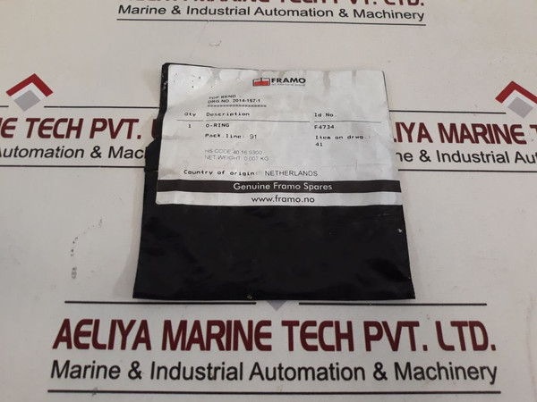 Framo F4734 O-ring Top Bend