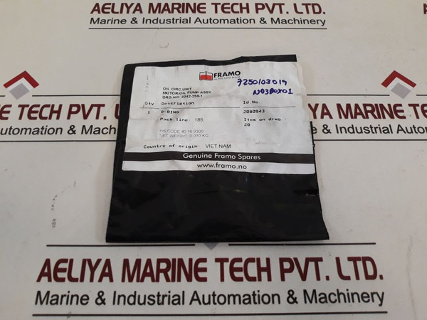 Framo 2080943 O-ring 7250103019