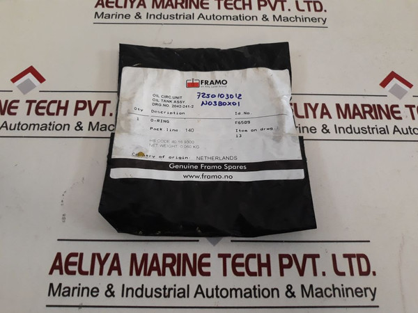 Framo F6509 O-ring 7250103012