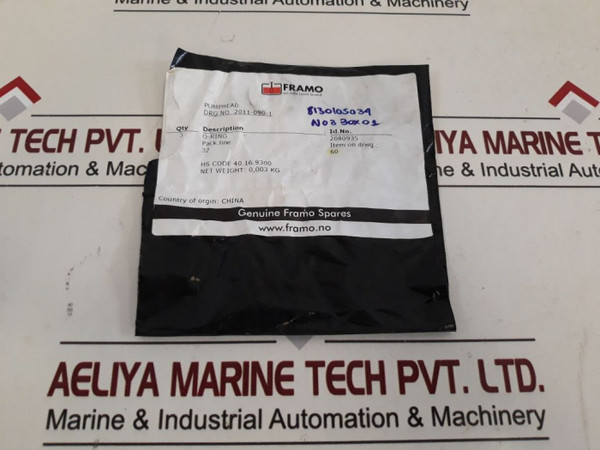 2080935 O-ring 8130105034 Framo