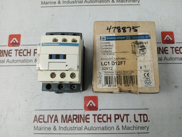 Telemecanique/Square D/Schneider Electric Lc1 D12F7 Contactor