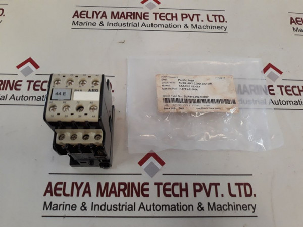 910-302-563-50 Auxiliary Contactor Aeg Sh 8 44E