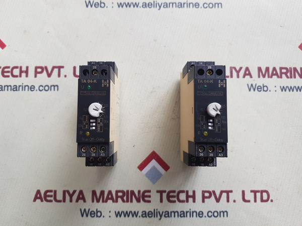 Hiquel Ta 04-k Time Relay 115Vac/24Vac/Dc 300v~ 5a 120v 240v