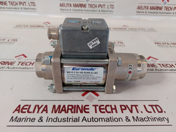 040521 Coax Euromatic Mk15-3-34-100-02400-ex-no Valve