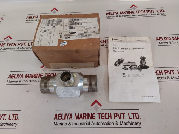 9A-100003536 Liquid Turbine Flowmeter Nuflo Cameron