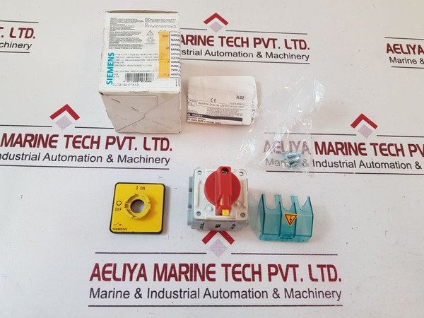 Siemens 3Ld2122-0Tk13 Emergency Stop Switch 3-pole 25A 600Vac