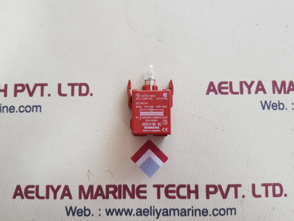 Siemens 3sb14 00-5c lamp holder 200/240v 50/60hz - Germany