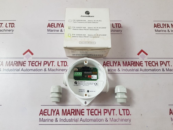 Consilium salwico ac-ir-3fq addressable detector base 5200237-00a rev: a03