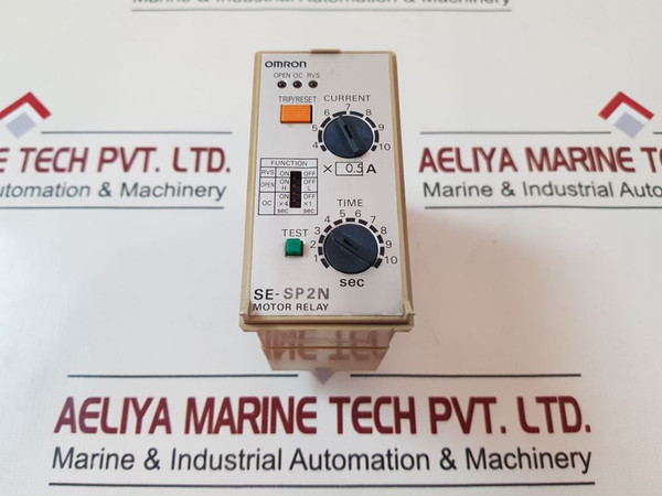 Omron Se-sp2N Motor Relay 1 To 10 Sec, 4-10 X 0.5 A