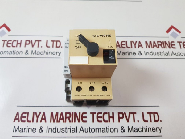 3Ve3 000-2Ka00 Motor Starter Circuit Breaker Siemens