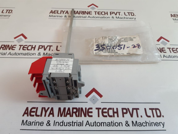 Sontheimer Nbg Hlt40/4V/X83 Load Break Switch 660V