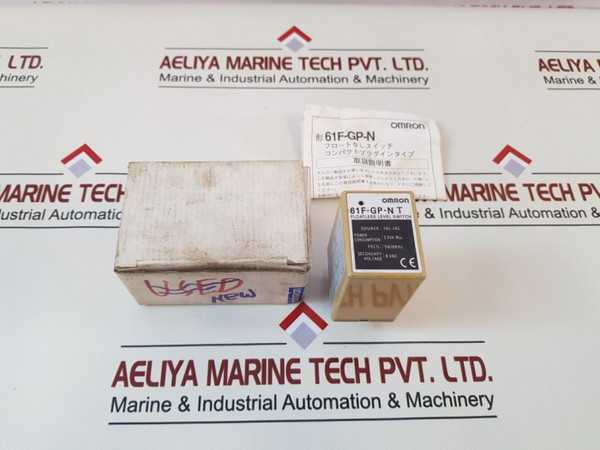 Omron 61F-gp-nt Floatless Level Switch 100V Ac 50/60Hz 100 Vac