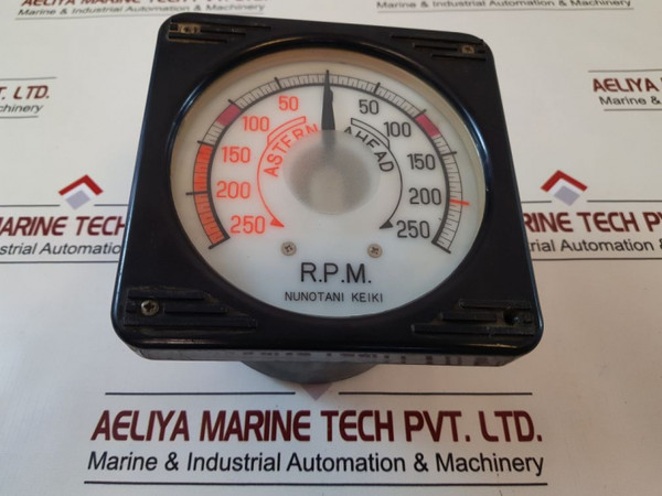 F8521-fe130K Jis Nunotani Keiki Electric Propeller Shaft Revolution Indicator
